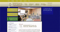 Desktop Screenshot of mscenterforlegalservices.org
